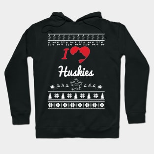 Merry Christmas HUSKIES Hoodie